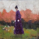  Cathy Hegman, Pink-Trees