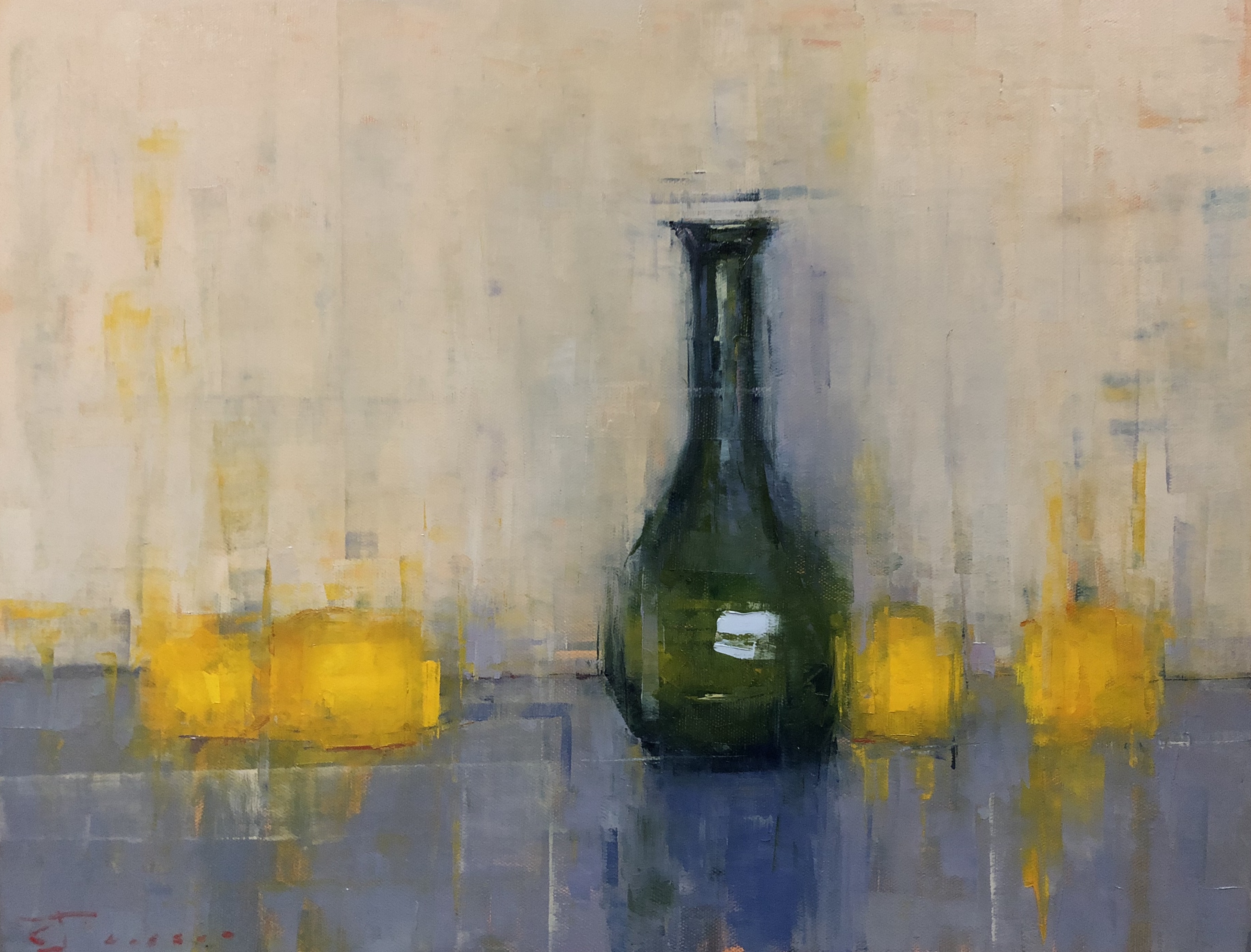 Curtis Stewart Jaunsen-Green Vase, 16x20 copy