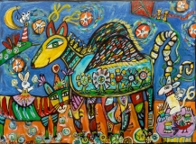 Holly Atkinson-WhirlyGig Wishing 18x24
