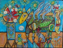Holly Atkinson-Windmill and Pinwheel 18x24